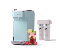 NIVICO Soda Maker, macchina per acqua frizzante ghiacciata, refrigeratore d'acqua, compatibile con cilindro di CO2 da 60 L a vite (non incluso), gasatore con serbatoio dell'acqua da 1,5 l, touch
