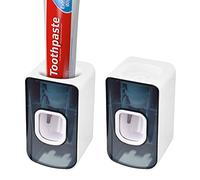 Nivofu 2pcs Dispenser Dentifricio Automatico, Porta Dentifricio in Plastica, Distributore Automatico di Dentifricio, Spremiagrumi Automatico per Dentifricio Montato a Parete per Bagno Bambini e Adulti