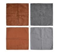 Nivofu 4 Pezzi Panni Barista Microfibra Scamosciata 30x30 cm - Set Panno Microfibra Cucina Assorbente e Spesso - Stracci Pulizia Macchina Caffè Professionale Lancia Vapore e Portafiltro