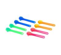 Nivofu 8PCS Spazzolini Protesi Dentaria a Doppia Testa Set Pulizia, Spazzole Dure per Dentiera Protesi Mobile Fissa Apparecchi Ortodontici Morsetti Allineatori Gouttiere Igiene Orale Completa