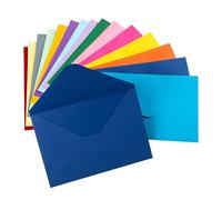 Nivofu 98 Pezzi Buste Lettere, Buste per Lettere in 14 Colori, 12,5 x 17,5 cm, Busta Lettera per Matrimoni, Feste, Compleanno, Regali e Biglietti, Tanti Colori Ideali per Ogni Occasione Speciale