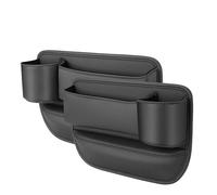 NIVQH Riempitivo Crepe Sedili Auto per Audi SQ5 Sportback 2020-2024,Accessori Interno Striscia Perfetto Piccoli Oggetti Smartphone Perdite sul Lato Sedile,A/Black - Pilot And Co-Pilot