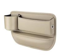 NIVQH Riempitivo Crepe Sedili Auto per Volvo XC40 Recharge 2020-2022,Accessori Interno Striscia Perfetto Piccoli Oggetti Smartphone Perdite sul Lato Sedile, D1/Beige - Pilot