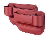 NIVQH Riempitivo Crepe Sedili Auto per Volvo XC40 Recharge 2020-2022,Accessori Interno Striscia Perfetto Piccoli Oggetti Smartphone Perdite sul Lato Sedile,C/Red - Pilot And Co-Pilot