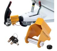 NiwNiw Lucchetto antifurto per caravan ad alta sicurezza per ALKO AKS1300/2004/3004 e AK130/160, protezione per gancio di traino con acciaio rinforzato