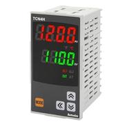 NIWPPKIMX TCN4H-24R Temp Control, 1/8DIN, doppio display 4 cifre, controllo PID, relè e uscita SSR, 2 uscite allarme, 100-240 VAC