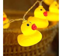 NIWWIN 1.8M 10 LED Camera dei bambini per bambini Luci notturne per animali carini Luci natalizie Luci decorative per alberi Party Yard Garden Baby Room Dorm Decor (Anatra)