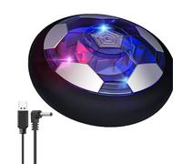 NIWWIN Pallone Calcio Fluttuante, Hover Ball Ricaricabile con luci LED, Include Rete e Porta per simulare Una Partita di Calcio, Giocattolo da Interni ed Esterni per Bambini dai 3 ai 12 Anni.