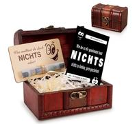 Nix regalo, niente regalo incluso, scatola di legno, confezione di denaro per tutti i non vogliono, ma non vuoi un regalo per uomini e donne, regalo di compleanno per uomini