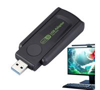 Nixiara Adattatore WiFi USB, adattatori di rete per computer USB,Dongle per scheda di rete wireless 2.4G/5G a doppia banda | Ricevitore di rete wireless, adattatore da 600 Mbps, Plug and Play