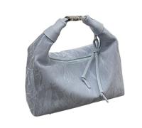 Nixiara Borse da donna, borse in pelle PU - Borse morbide in pelle PU alla moda | Eleganti borse per la spesa con manico in fiocco metallico, tasche multifunzionali per, blu, Se référer au descriptif