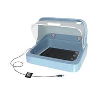 Nixiara Chick Broodter Box, Chicken Broodter Box,Bird Incubator Brooding Box Chick Riscaldatore | Casetta per nido , 3 cuscini termici, spazio per pollame per bambini anatroccoli