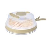 Nixiara Copertura del per microonde,Protettore riutilizzabile con manico,Coperchio della lavagna pieghevole ventilato per microonde - per cucinare zuppe preparazione di pasti salse snack