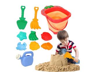 Nixiara Giocattoli Per Bambini | Cubo Pieghevole con Pale,Kit con Pale per Bambini E Ragazze Giochi All'aperto In Estate, Giardino E Piscina