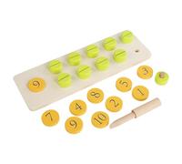 Nixiara Giocattolo A Vite In Legno - Dadi E Bulloni | Gioco Di Conteggio Educativo, Tavola Interattiva, Giocattolo Di Tracciamento dei Numeri, Puzzle STEM di apprendimento per Ragazzi Ragazze, All Up