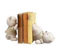 Nixiara Il Libro termina per gli scaffali, Il Libro termina per l'Ufficio,Porta scaffale del Libro in resina | Arredamento della biblioteca, decorazione per la casa, Base antiscivolo, resistenza alla