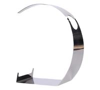 Nixiara Portabottiglie per il tavolo, in acciaio, elegante supporto per vino, per sala da pranzo, casa, conservazione, collezione, bar, soggiorno, cucina, intrattenimento e