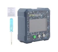 Nixiara Rilevatore angolare magnetico digitale - 4 da 90 gradi Magnetic Electronic Prospractor Scarge calibro con retroilluminazione, strumento di misurazione con schermo LCD per