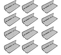 Nixiara Set di barriera regolabile sotto il , 12 pezzi, salva-spazio, base per sedia a sdraio, blocco del pavimento per la protezione della zona giorno, di dissuasione