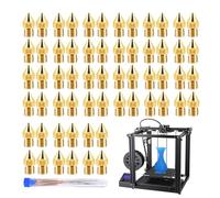 Nixiara Ugello per stampa 3D, testina per stampante 3D, 70 ugelli in , accessori per la stampa, ugelli in per utenti privati, utenti aziendali, famiglia, amici, casa, principianti