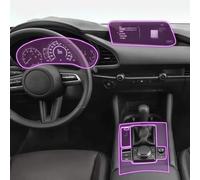 NIXJVKFD Pellicola protettiva in TPU trasparente per console centrale interna auto, antigraffio, schermo LCD PPF, per Mazda 3 Axela 2018-2023