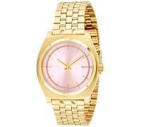 Nixon A0452360-00 - Orologio Uomo Quarzo, Display analogico, Cinturino placcato in acciaio inox oro