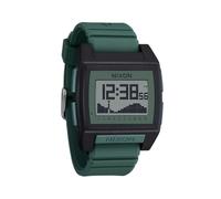 NIXON Base Tide Pro A1307 - Orologio digitale per uomo e donna, impermeabile, perfetto per surf, immersioni, pesca, sport acquatici da uomo, quadrante 42 mm, cinturino in poliuretano da 24 mm, Nero