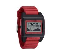 NIXON Base Tide Pro A1307 - Orologio digitale per uomo e donna, impermeabile, perfetto per surf, immersioni, pesca, sport acquatici da uomo, quadrante 42 mm, cinturino in poliuretano da 24 mm, Nero
