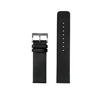 Nixon Cinturino di ricambio per orologi con distanza di 23 mm, in pelle conciata al vegetale, colore nero, con fibbia in acciaio inox con occhiello in vera pelle, BA009-3403-00, Nero, 23mm, cinghie