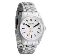 NIXON Echo 38 A1413-100m Orologio analogico resistente all'acqua (quadrante 38 mm, cinturino in acciaio inox 20 mm), Ballerino Argento/Nuvole, Echo 38