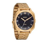 NIXON Fremont 40 A1444-100m Orologio analogico da uomo impermeabile (quadrante 40 mm, cinturino affusolato in acciaio inox a 3 maglie da 20-18 mm), Oro/nero., Fremont 40