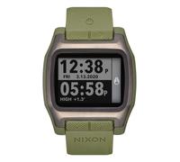 NIXON High Tide A1308-100m Orologio da surf digitale da uomo resistente all'acqua (quadrante da 44 mm, cinturino in PU/gomma e silicone) da 23 mm, realizzato in plastica riciclata oceanica, Surplus, OSFM, High Tide