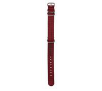 Nixon Orologio analogico al quarzo da uomo con cinturino in plastica C3188-200-00, rosso scuro, cinghia