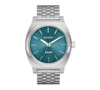 Orologio nixon time teller solar unisex argento blu