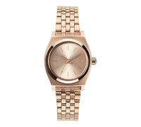 NIXON Orologio da donna in acciaio inox, piccolo cassiere temporale, oro rosa, The Small Time Teller, Colore oro rosa., misura unica, Piccolo cassiere del tempo