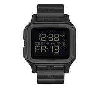 Nixon Orologio unisex digitale giapponese con cinturino in policarbonato A1170-001-00, all black