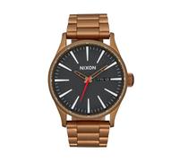 Nixon Sentry A356-5145 Men’s Bronze/Black Stainless Steel Watch, 42 mm