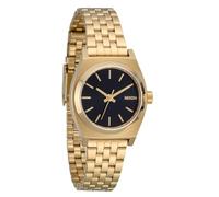 NIXON Small Time Teller A399 - Orologio analogico classico resistente all'acqua fino a 100 m (quadrante dell'orologio da 26 mm, cinturino in acciaio inossidabile personalizzato a 5 maglie da 12-14 mm