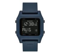 NIXON Staple A1309-100m Water Resistant Men's Digital Sport Watch (38mm Face, 22mm PU/Rubber/Silicone Band) - Dark Slate - Made with #Tide Recycled Ocean Plastics