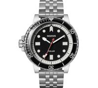 Nixon Orologio Stinger 44 A1402-5233 Analogico al quarzo Unisex Cinturino acciaio Nero/Argento