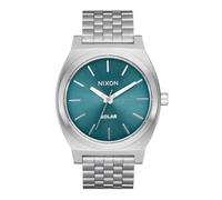 Orologio nixon time teller solar unisex argento blu