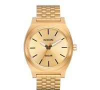 Nixon Orologio da uomo Time Teller Solar A1369-510-00 Oro-Nero cinturino acciaio inox