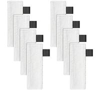 NIXOOT 8 pezzi di ricambio per pulitore a vapore Kärcher SC 1 SC 2 SC 3 SC 4 SC 5 SI 4 EasyFix, lavabile in microfibra per tutti i pavimenti (bianco)