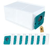 NIXOOT 8 pezzi VCA-ADB952 sacchetti per aspirapolvere Samsung Bespoke Jet Pro Extra/Complete Extra/complete/Pet Batteria Clean Station, 2,5 l, grande capacità di ricambio All in One Clean Station