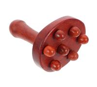 NIYANGLE 1 Pc massaggiatore di particelle massaggiatore cuoio capelluto Palmare attrezzo rotella di scorrimento fitness Legno profumato