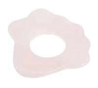 NIYANGLE 1 Pz Anello di dito del bordo raschiante facciale calcolo della pelle per il viso più liscio raschietto per massaggi Strumento di massaggio acupoint rosa