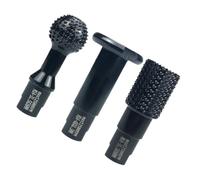 NIYANGLE 1 Set a Tazza Per La Lavorazione Del Legno Attrezzo Accessori Fresa Rotativa a Sfera Per Legno Punta Rotativa Scultura in Legno Con Fresa Rotante a Sfera 45 in Acciaio Black