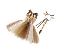 NIYANGLE 1 Set Costume per Orecchie e Giraffa per Cosplay e Spettacoli Taglia