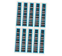 NIYANGLE 10 Adesivi per Scala Violino 1/8 Blu Guida per Dita, Etichette Tastiera per Principianti, Nastro Resistente per Apprendere Note e Intonazione Rapida