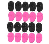 NIYANGLE 10 Paia Cuffie Protettive in Silicone Per Tinture Capelli Copriorecchie Per Proteggere Da Tinture e Acqua Adatte Per Uso Domestico e Saloni Di Bellezza
